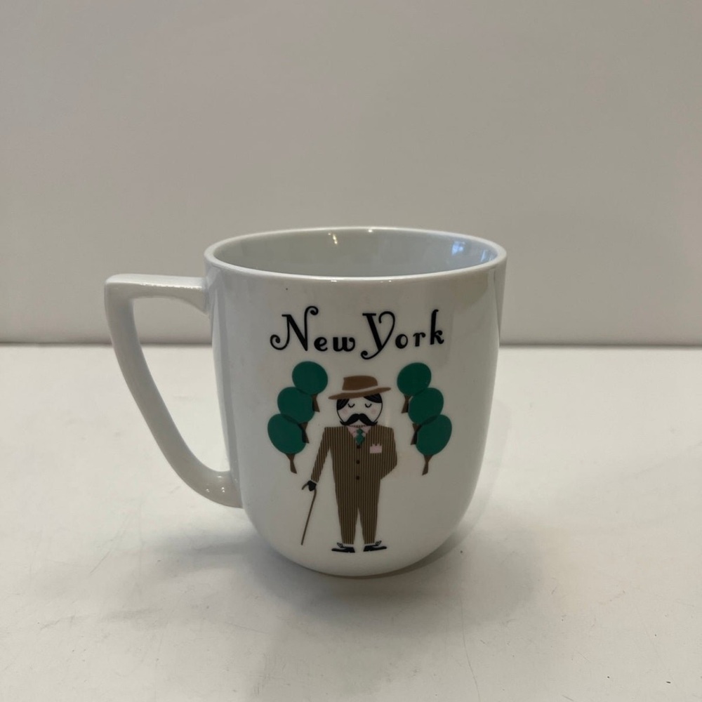 New York Themed White Coffee Mug